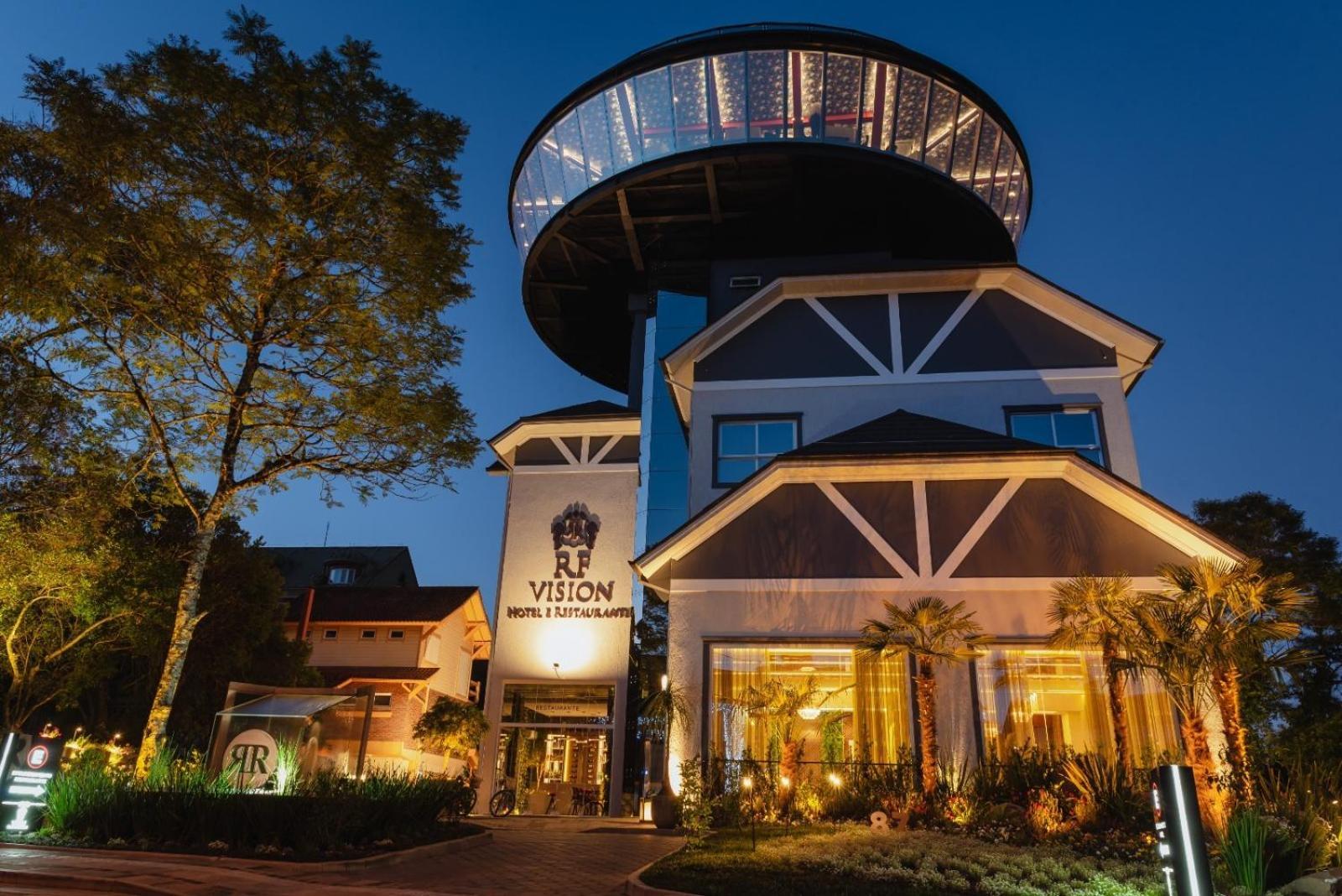 Hotel E Restaurante Giratorio Rf Vision - A Melhor Vista 360 De Gramado Eksteriør billede